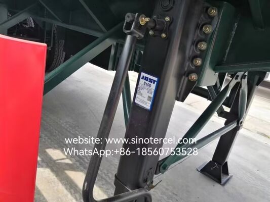 3- محورها تپلنگ تپلنگ نیمه تریلر 20-50CBM جلو بلند کردن هیدرولیک برای سنگ شن و ماسه سنگ شکن موثر معدن و صنعت حمل و نقل
