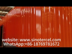 تریلر نیمه‌‌کفی باری با جعبه‌ی سه محور و استحکام بالا با ظرفیت باربری قوی